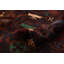 Tapis bleu foncé Saim Rare War 3 pi 10 po x 6 pi 5 po