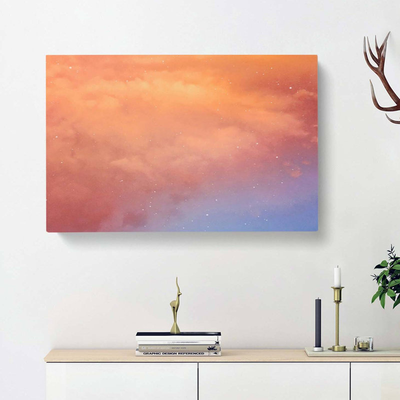 Sky Full Of Love - Wrapped Canvas, 40cm H x 60cm W x 3cm D