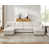 Beige Polyester/Fabric