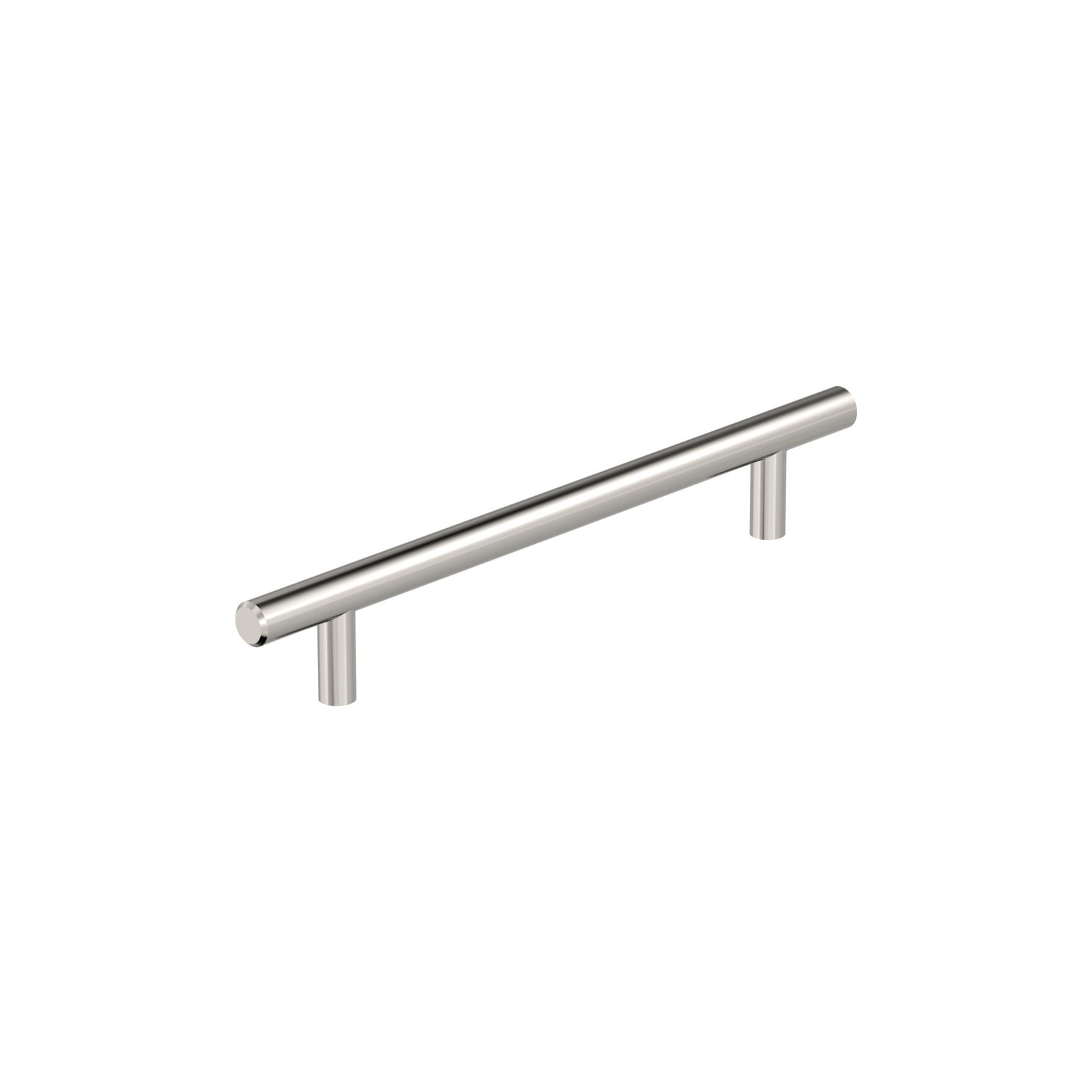 Bar Pulls Cabinet Pull, Polished Nickel, 6 5/16", 1