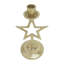 Sagebrook Home 9X5" Star Taper Holder, Gold
