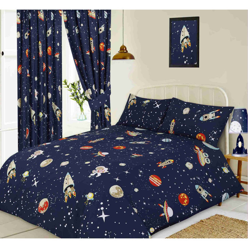 Devries 132 TC Duvet Cover Set, Double Duvet Cover + 2 Standard Pillowcases