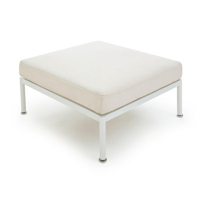 Cream Outdoor Ottoman