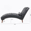 Chaise longue rembourrée