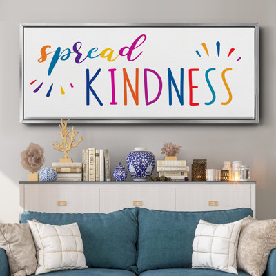 «Rainbow Kindness», toile encadrée