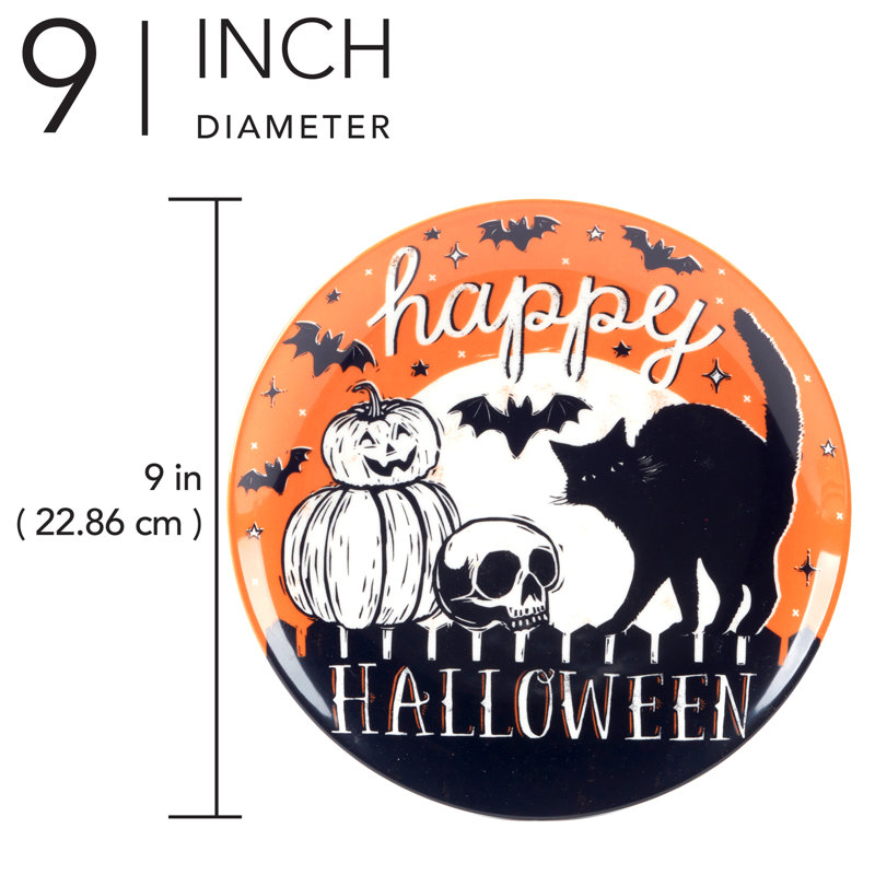 Hocus Pocus Set of 4 Salad Plates