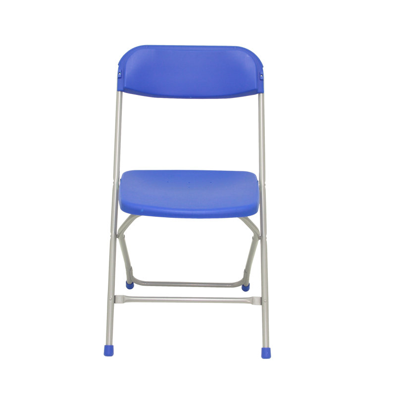 Plastic / Resin Padded Folding Chair Set, Blue