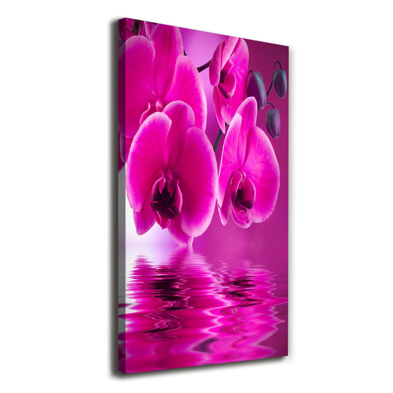 Pink Orchid - Wrapped Canvas Print