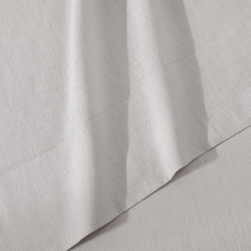 Egyptian-Like Cotton-European Linen Sheet Set, Moon, California King Sheet Set with 2 Pillowcases