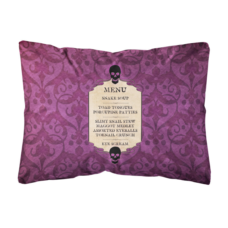 Coussin décoratif intérieur/extérieur goulish halloween