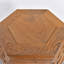 Rangement domestique hexagonal en bois massif