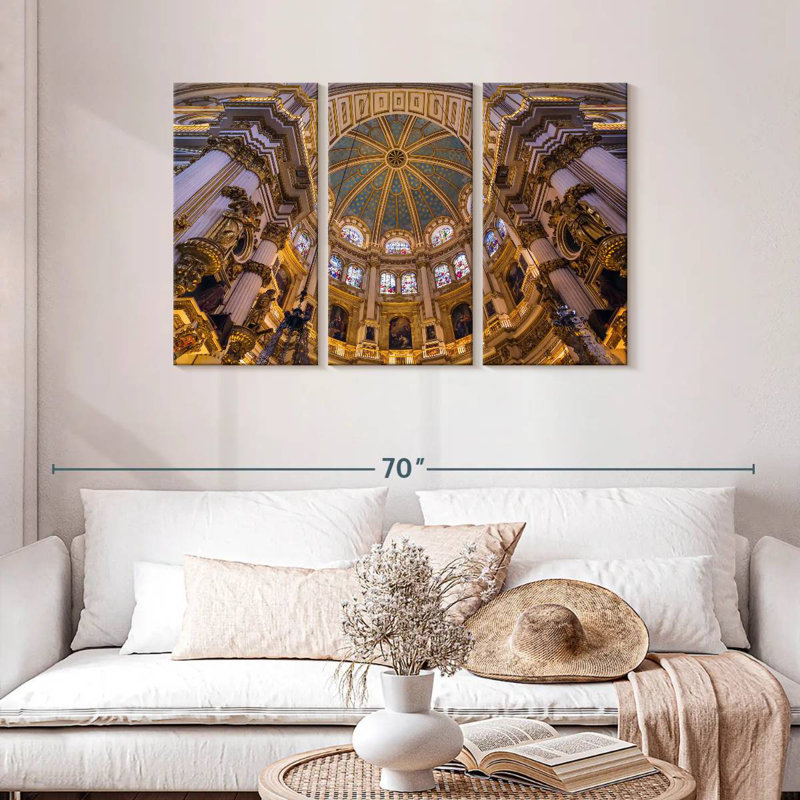 Rorry Granada Cathedral Interior, 28" H x 45" W