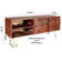 Harrellsville Solid Mango Wood Large Tv Unit