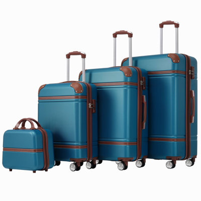 Ensembles de valises Hardshell 4 pièces 20 "+ 24" + 28 "Valise et valise à roulettes