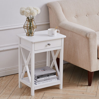 Seraphine 40cm W Manufactured Wood Bedside Table
