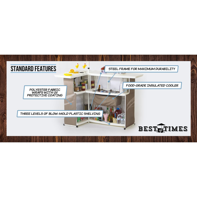 Best of Times Bar Set with Stools | Wayfair