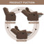 Causeuse inclinable en microfibre Evola