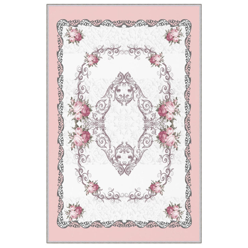 Luxurious Woven Area Rug, 100% Polyester, 23.6 x 39.4 inches | 650 g/m², 0.3 in Pile Height | Antibacterial, Non-Slip PVC Dot Underside, Machine Washable | 3D Digital Printing, Perfect for Living Room & Bedroom Decor