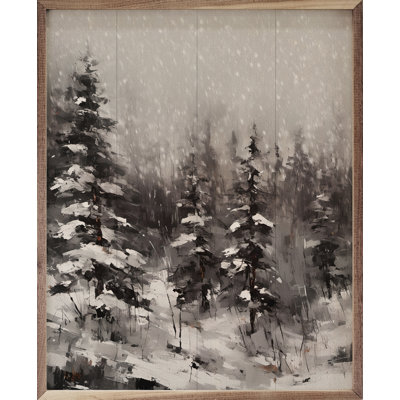 Snowy Pines BW