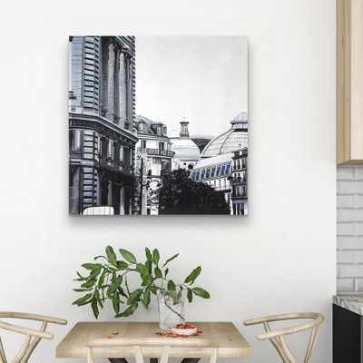 Historic downtown - 32"x32" art on canvas