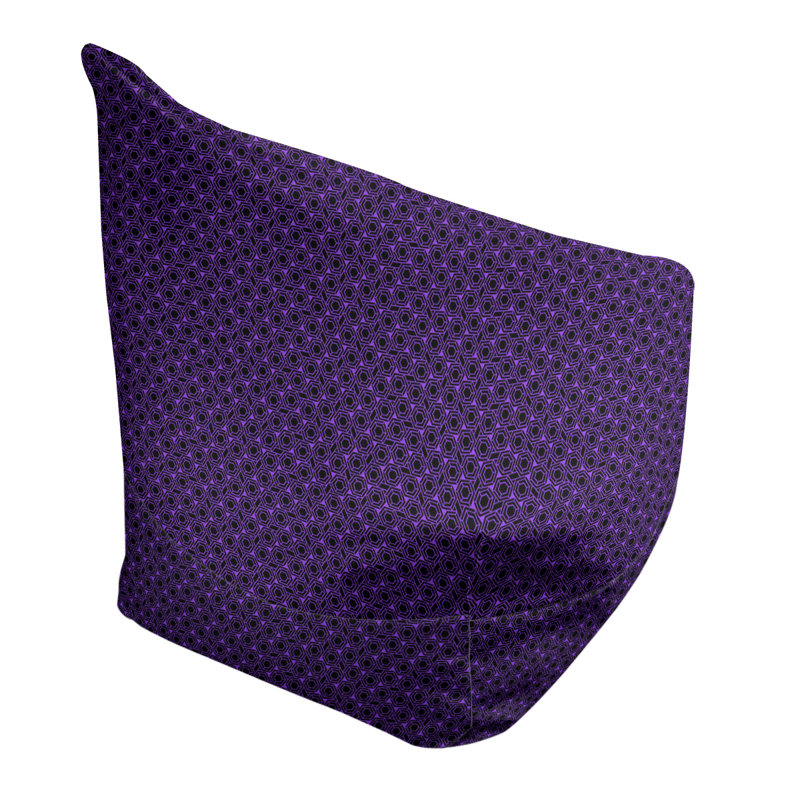 Sac de pois Leffel, Pouf fauteuil, H 38 po x l 42 po x P 29 po, Lavande
