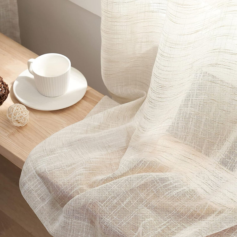 Vannara Semi Sheer Curtain Pair