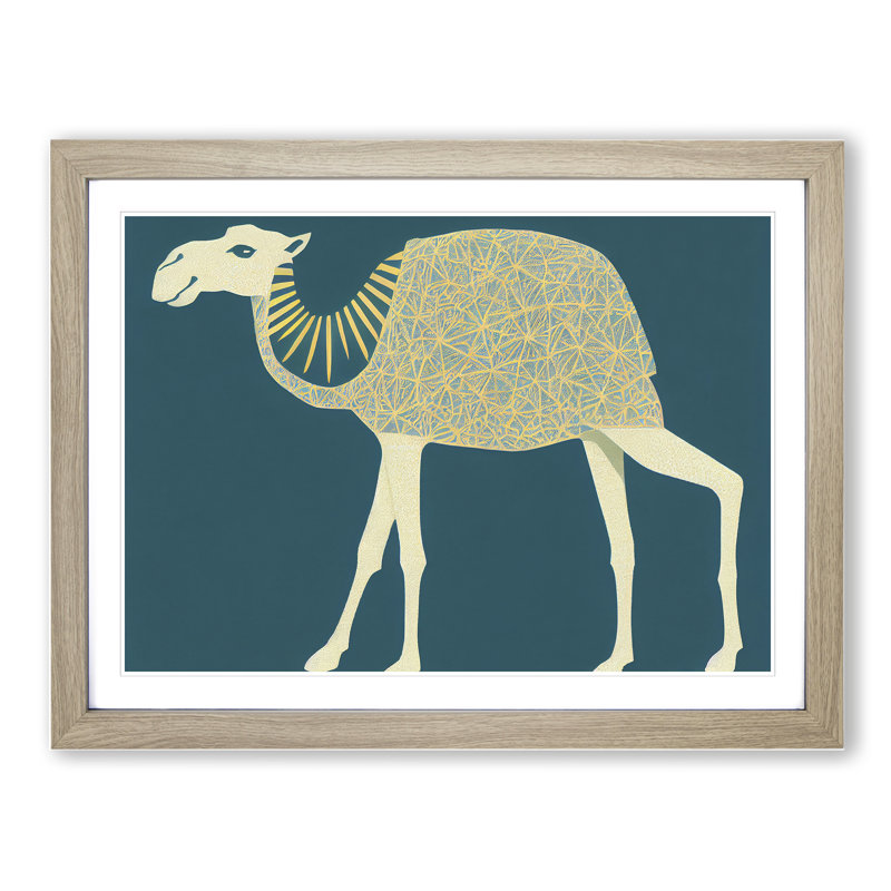 Ultimate Camel - Framed Print, 46cm H x 64cm W x 2cm D, Oak Framed