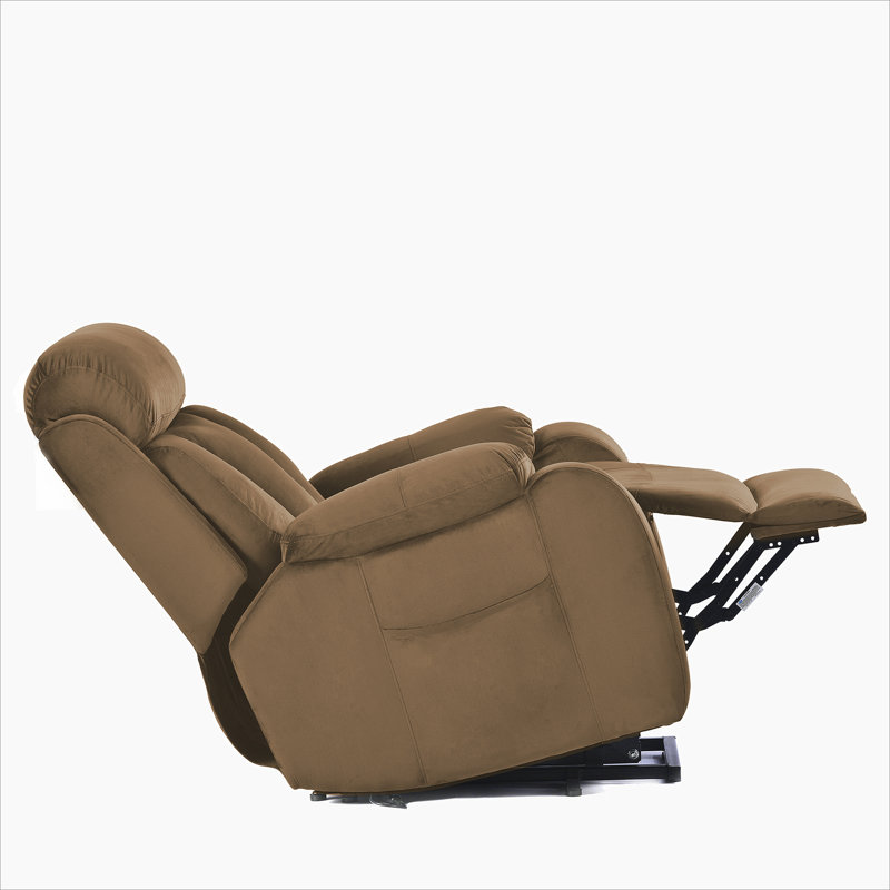 Electric Power Lift Recliner Chair For Living Room Bedroom, Brown, No Recline