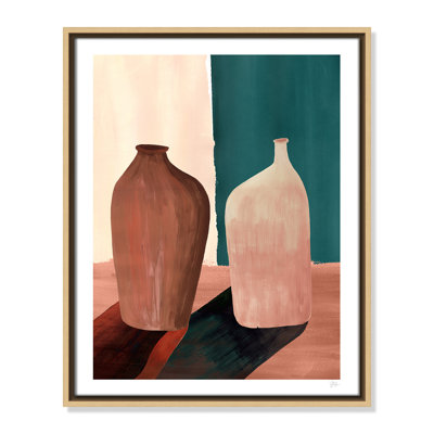 Contrast Pots Print par Violets Print House