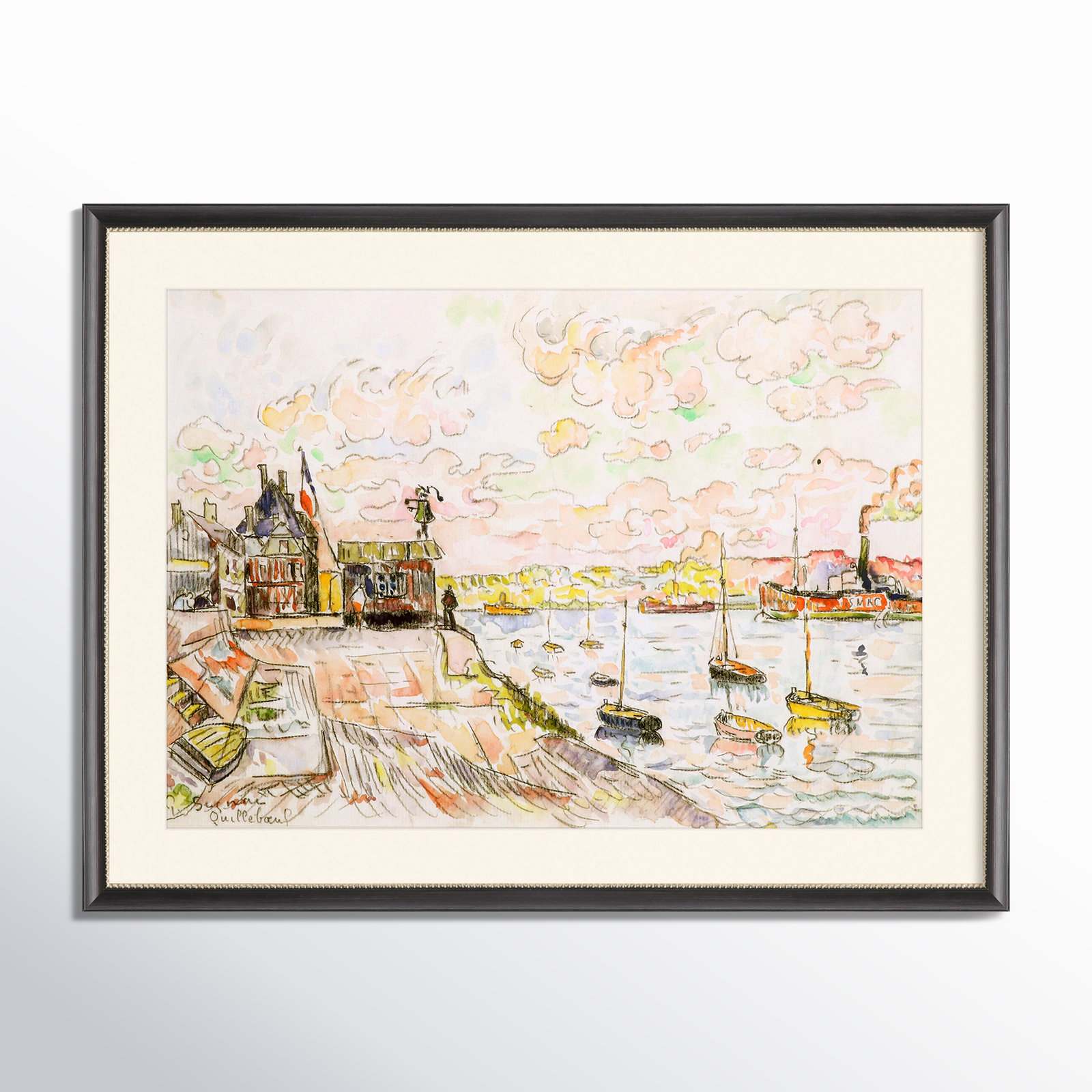 Birch Lane™ Quilleboef by Signac - Picture Frame Print | Birch Lane