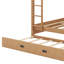 Lit superposé en bois avec échelle et lit gigogne extensible Queen-Over-Queen-2111635421