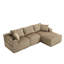 3 Seater Corduroy Sofa-700712681