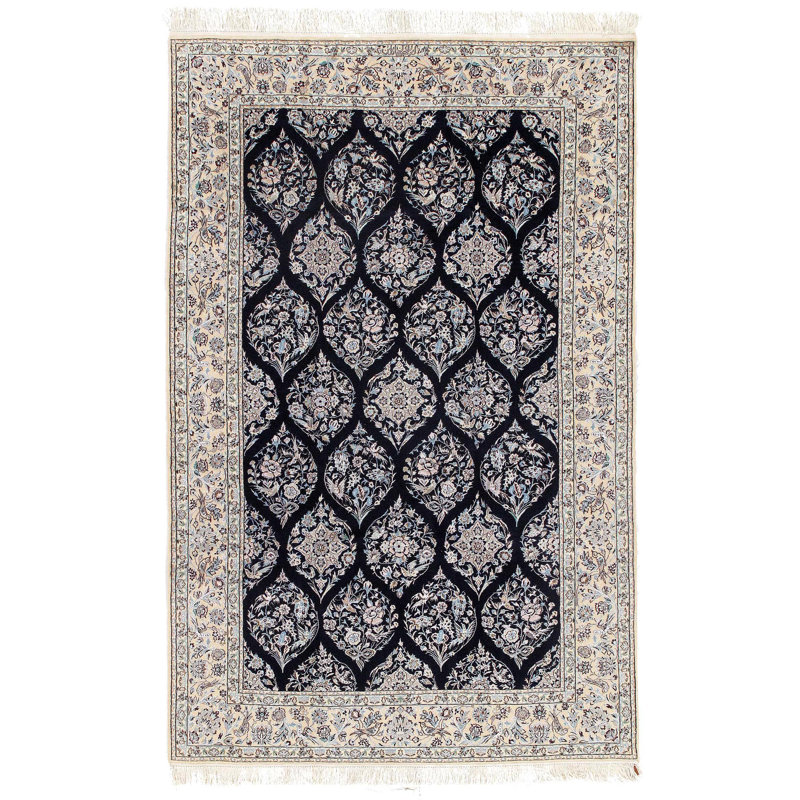Moroccan Area Rug in Navy Blue