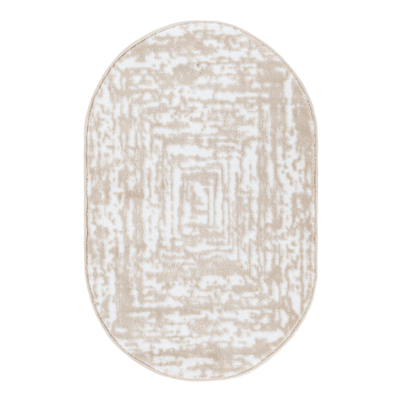 Oak Brook Abstract Indoor Rug, Oval 2' x 3'