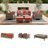 Duponta Wicker 9 - Person Patio Conversation Set with Cushions-69441379