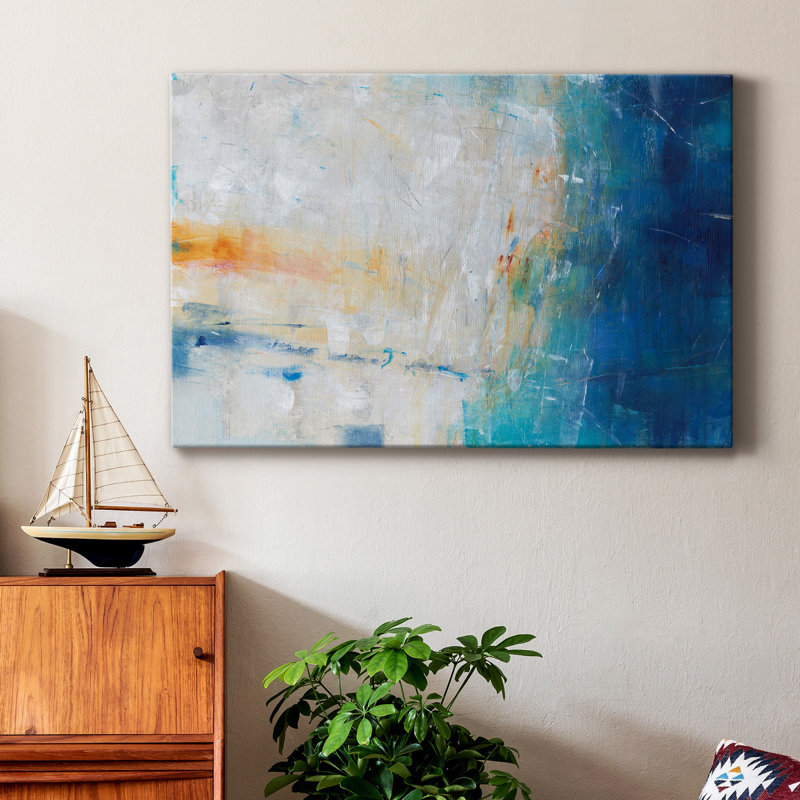 Blue Grotto I - Wrapped Canvas Print, 36" H x 24" W x 1" D