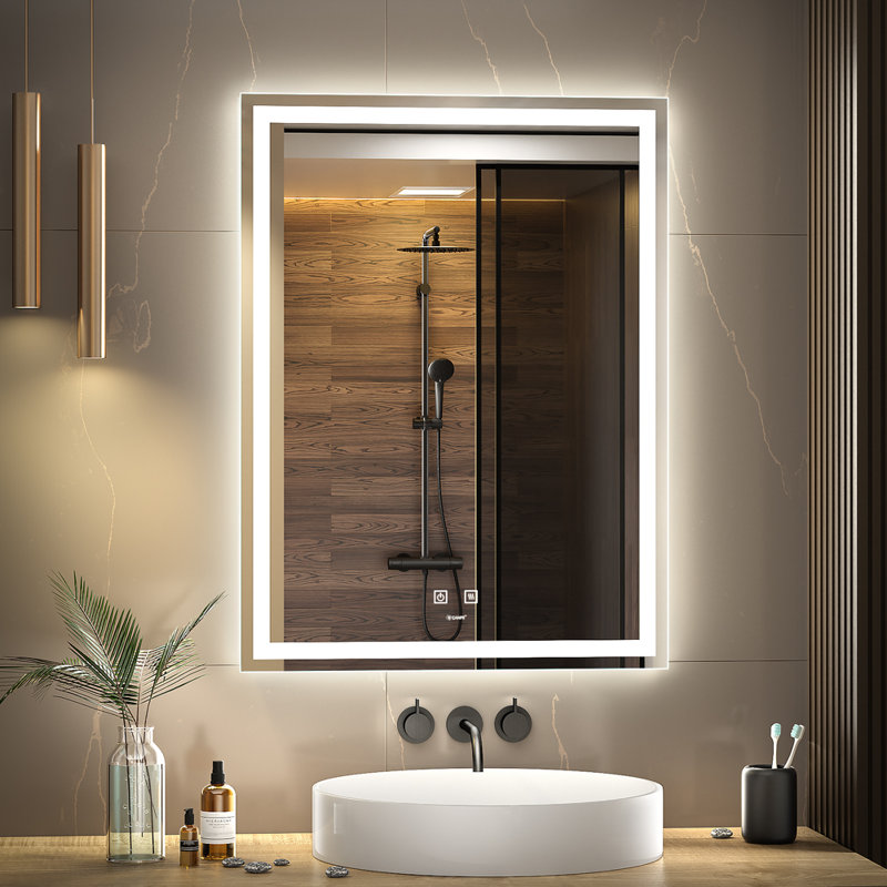 Bedrije Flat Wall Mirror, 80cm x 60cm