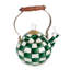 Emerald Check Whistling Tea Kettle
