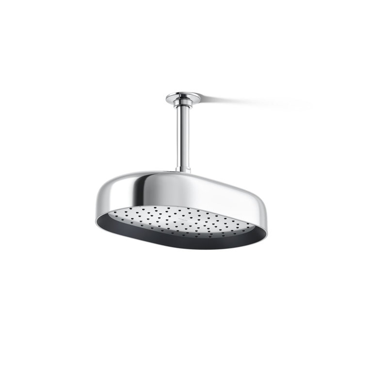Statement™ 2.5 GPM Oval 12 in. Rainhead with Katalyst Air-Induction Technology