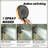 3-Function Handheld Shower With Easy-To-Clean Nozzles And Standard U.S. NPT 1/2 Thread-121696506