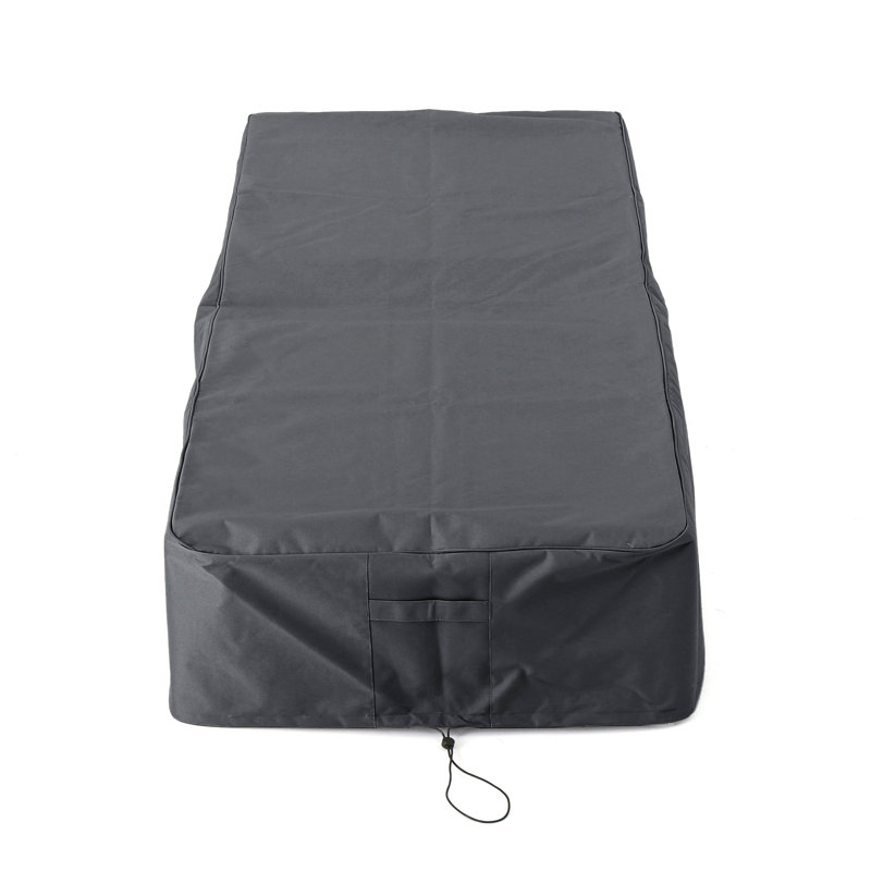 Shield Chaise Lounge Cushion, Gray