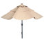 Parasol de marché éclairé 10 pi 63 po Bolte-83518793