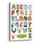 «Li'l Animals of Alphabet Island» par Ron Magnes, art en verre acrylique Wal-1022954953