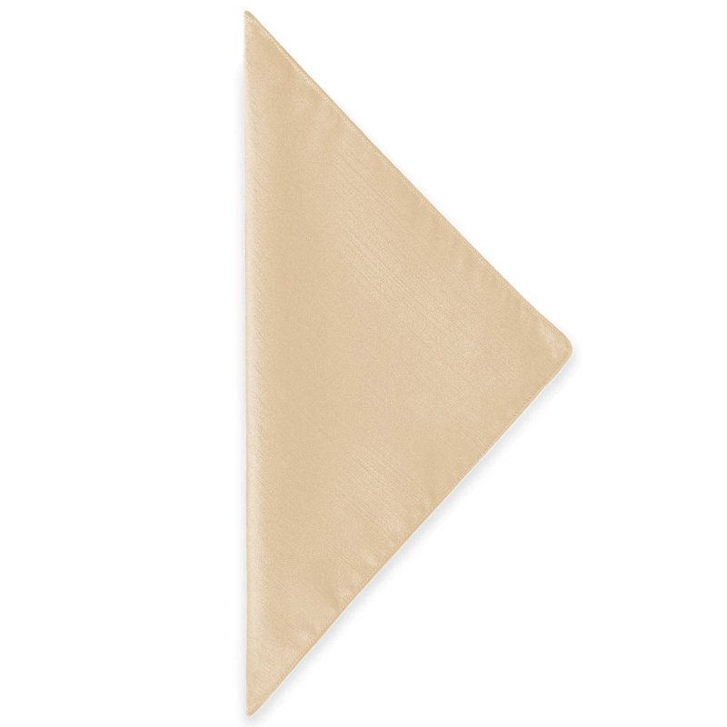 Volya Silk Square Napkin, Camel