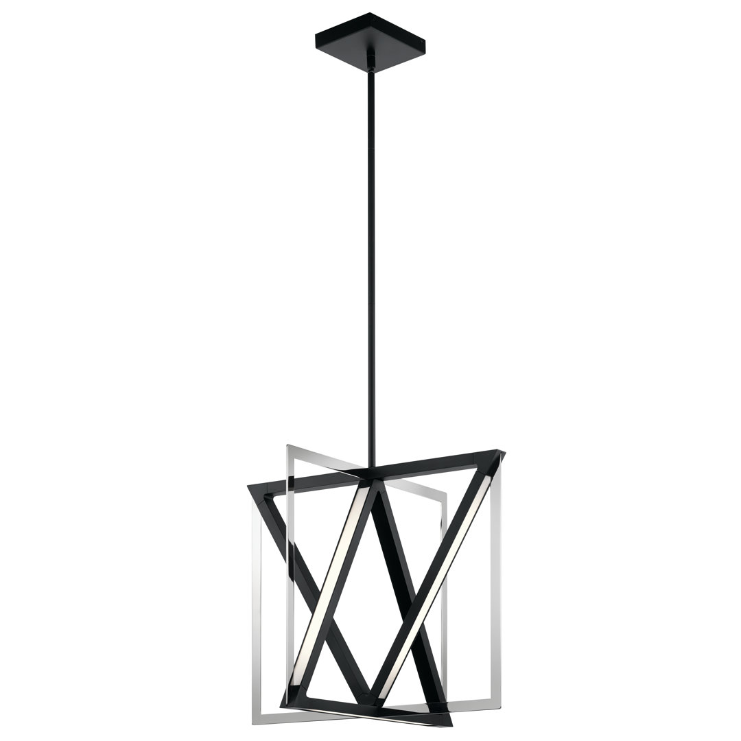 Scheetz 1 - Light Statement Geometric LED Pendant Orren Ellis 