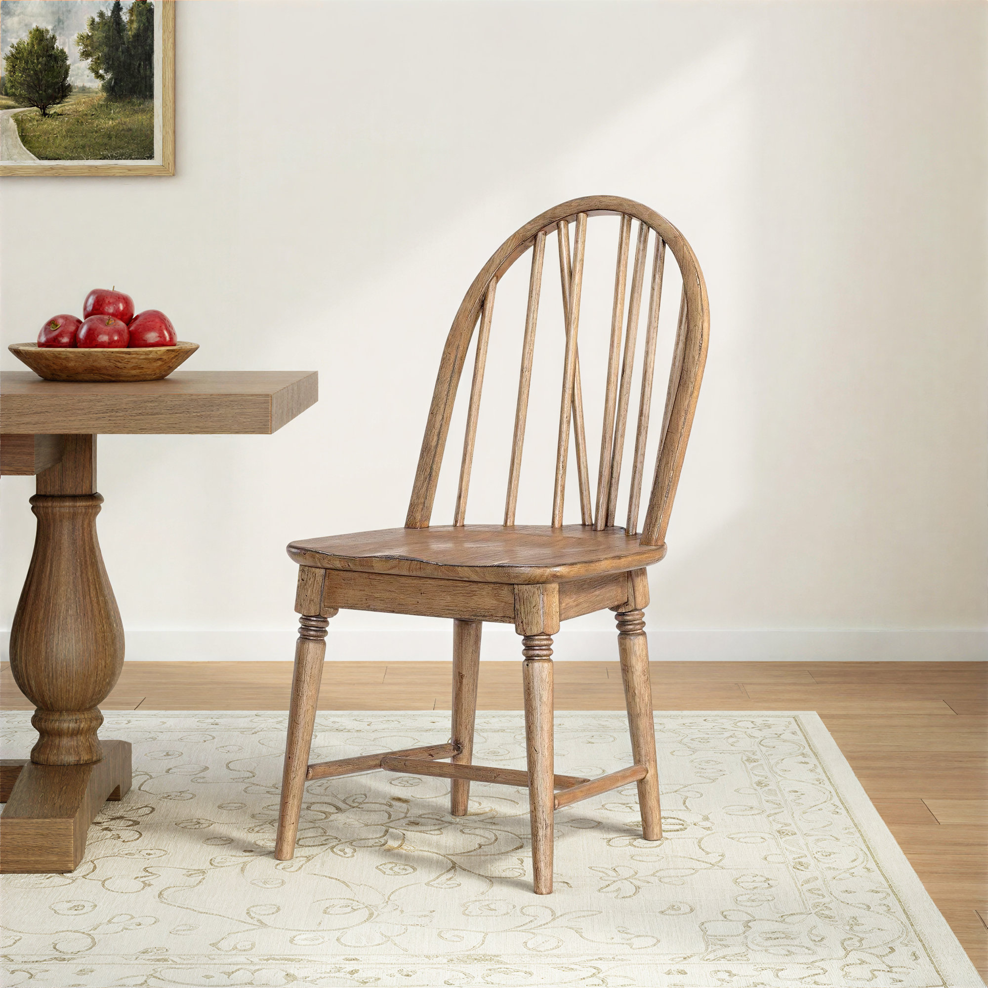 Country Living Side Chair 1, Brown