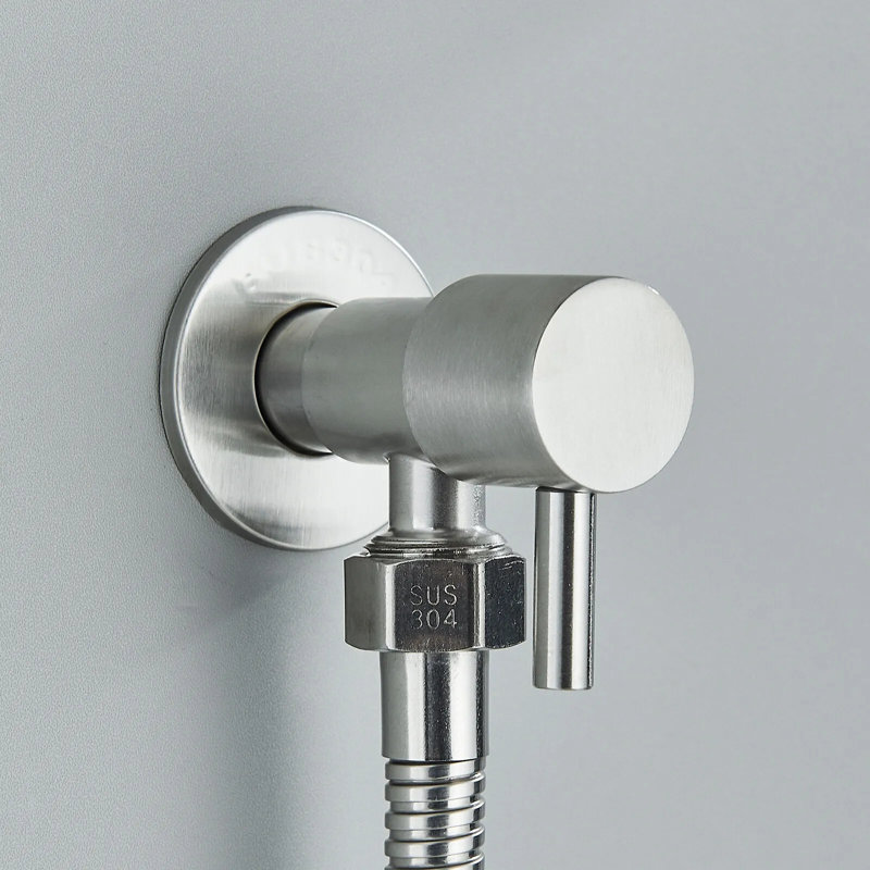 Toilette de bidet en acier inoxydable brossé, Nickel brossé