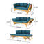 Lit de jour convertible pour patio avec des matériaux de qualité et un tissu polyvalent polyvalent
