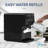 Portable Bullet Ice Maker, 24Lbs/24H, 10 Mins Fast Ice, Self-Dispensing Countertop Ice Machine with Self-Clean, Magnetic Drip Tray, Backlit LED, Dual Water Fill, 48dBA Quiet for Home/Bar/Office