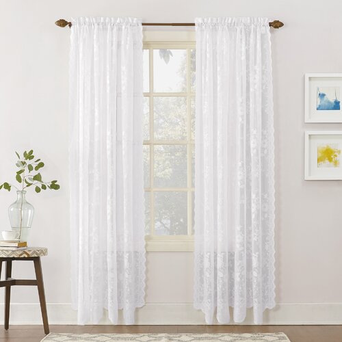 House of Hampton® Alfano Polyester Sheer Curtain Panel & Reviews | Wayfair